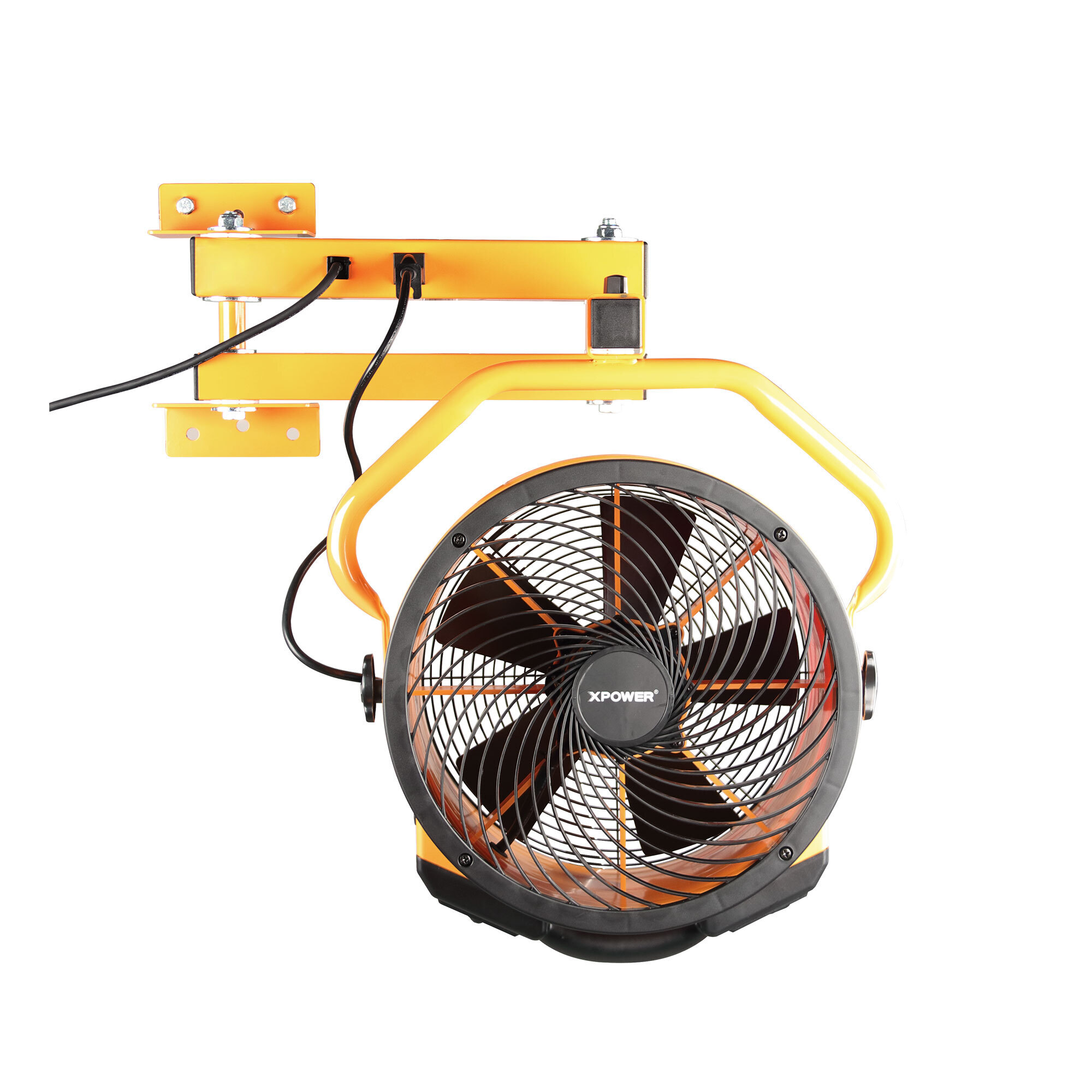 XPower Dock and Trailer Cooling Fan Kit - 14in. Dia., 2100 CFM, 3-Hour Timer, 4 Speeds, Wall Arm, Model# FA-300K